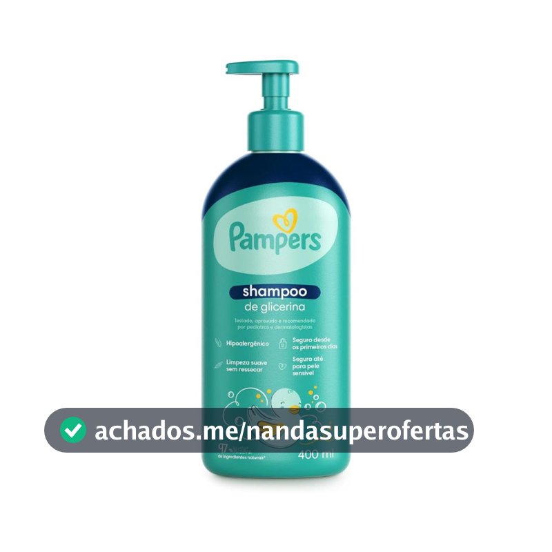 Shampoo Pampers Glicerina 400ml