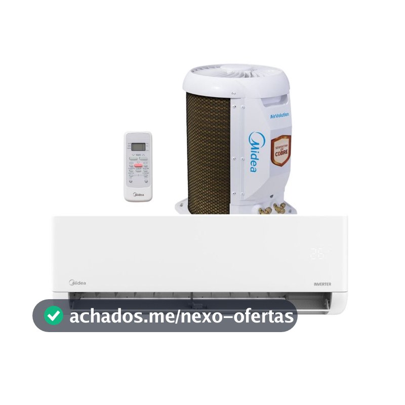Ar Condicionado Split Midea Inverter Lite 12000 Btu R32 Frio 42ebvcb12m5 Branco 220v