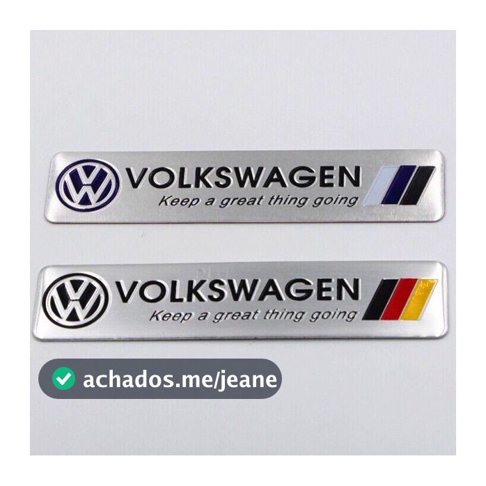 Volkswagen Metal Logo Car Suitcase Stickers Volkswagen V/W Polo Tiguan Passat B5 B6 B7 Golf Mk6