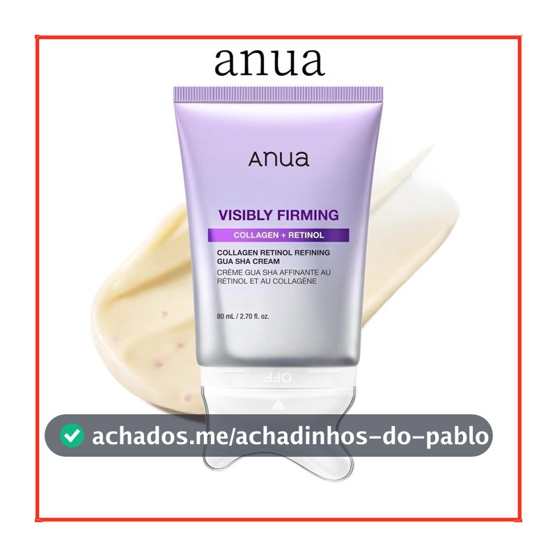 ANUA Gua Sha Creme Para Pescoço Retinol Colágeno Elevadores , Firmes E Diminisa Linhas Do V De Massagem Facial CVN0
