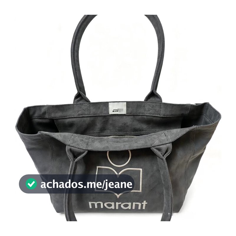 [Estoque pronto, envio rápido] Bolsa Tote bordada de camurça dupla face, grande capacidade, masculina, feminina, lazer,