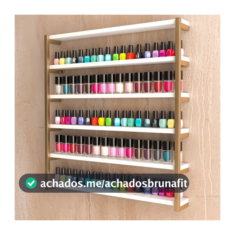 Nicho Porta Esmalte Organizador Suporte Expositor De Esmalte Para Manicure Esmalteiro De Parede
