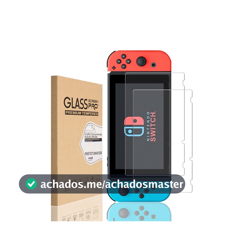 Película de Vidro Nintendo Switch Lite Padrão e Oled Tela Protetora Película