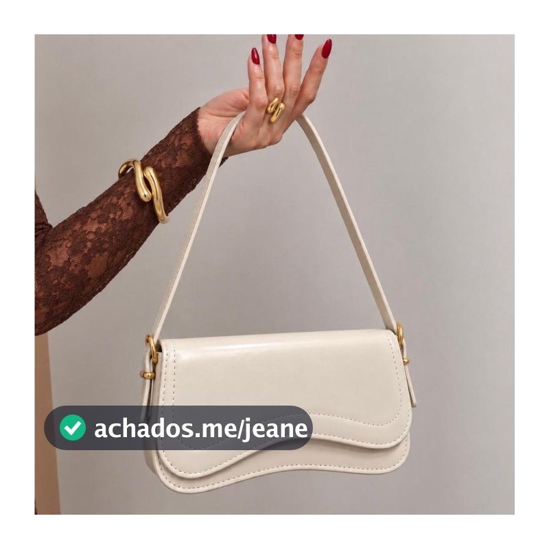 Bolsa De Ombro Feminina Social Baguete Aba Bordada  Envio Imediato