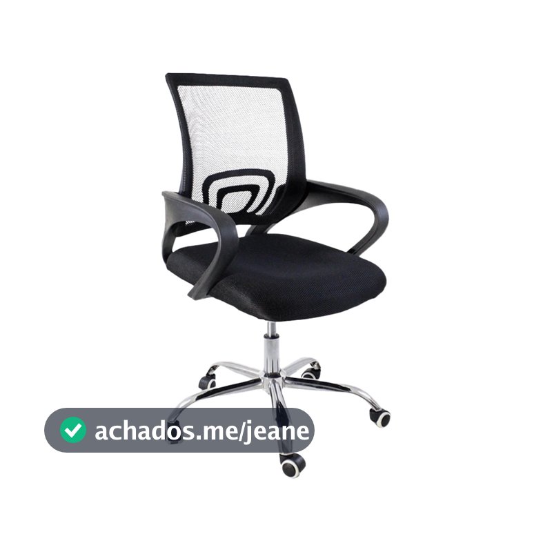 Cadeira de Escritório Begônia Ergonômica Tela Mesh Apoio Lombar Ajuste de Altura Giratória 120kg