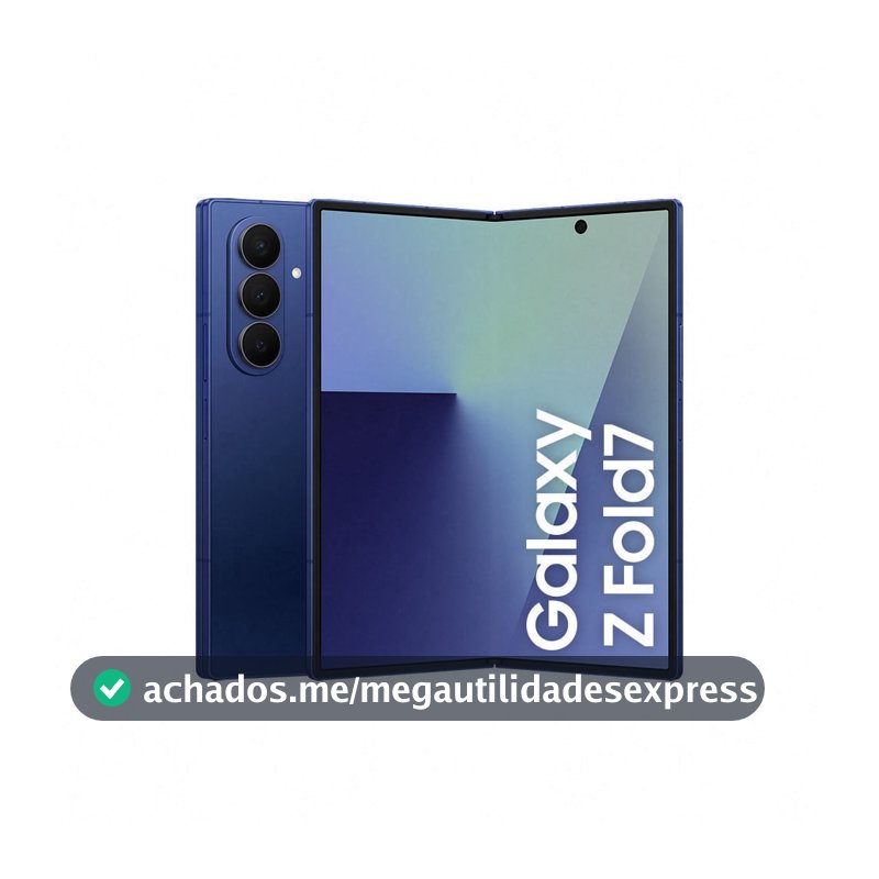 Celular Samsung Galaxy Z Fold7 1TB, 16GB RAM, Tela 8.0" + 6.5", Câmera Traseira 200+12+10MP, Frontal 10+10MP