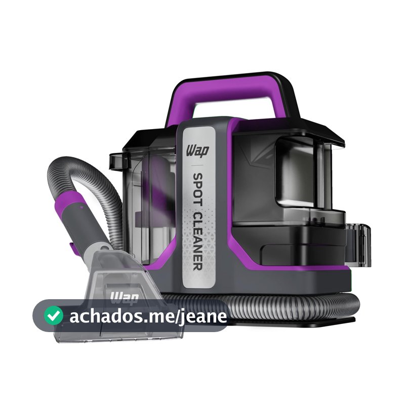 Extratora De Sujeira Portátil WAP Spot Cleaner W3 1450W Cinza e Roxo