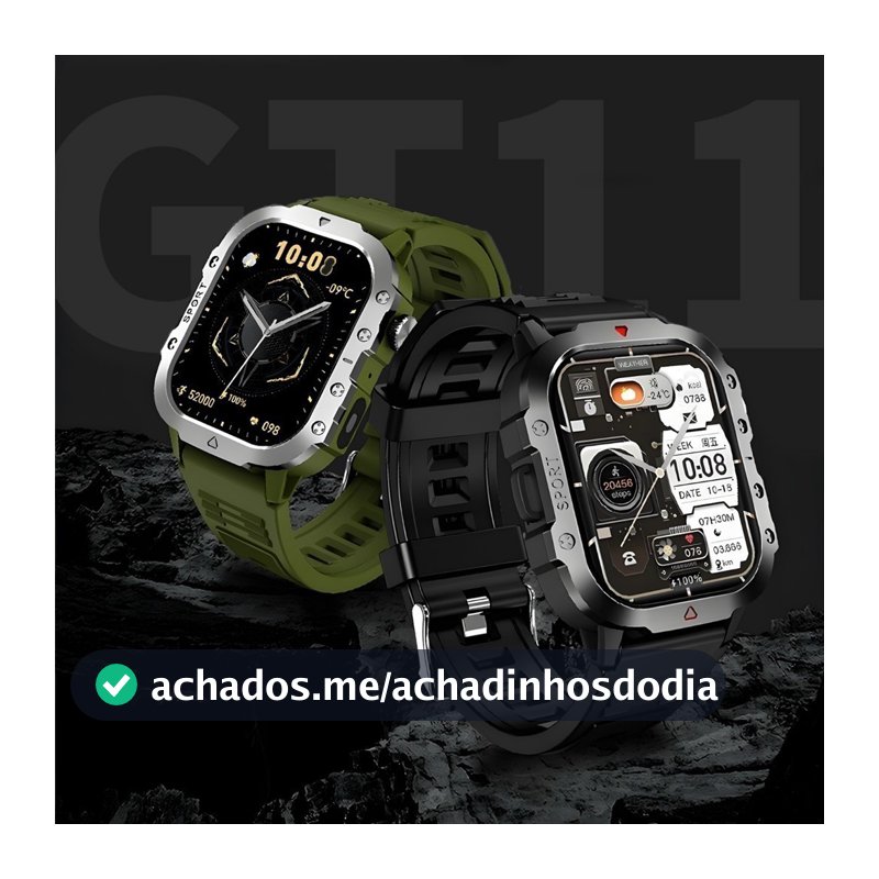 Relógio masculino novo de 2,01 polegadas com bluetooth e funções completas