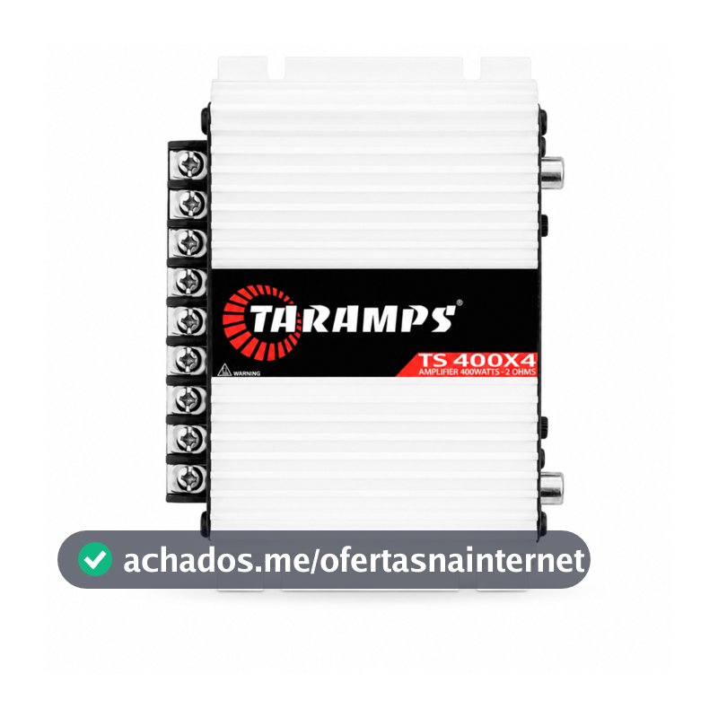 Módulo Amplificador Taramps TS400 400W Rms 4 Canais 2 Ohms