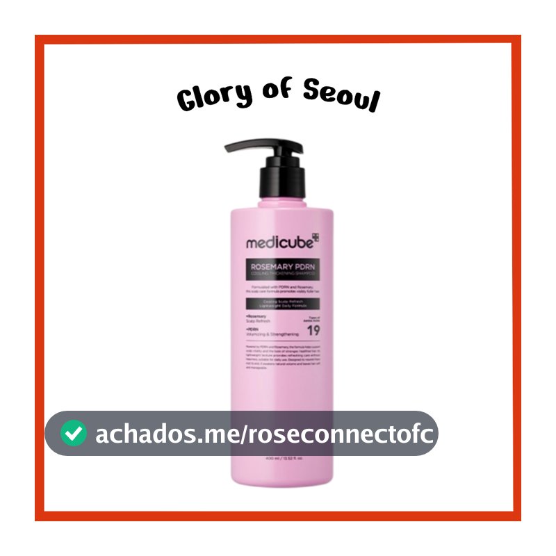 MEDICUBE Rosemary PDRN Cooling Thickening Shampoo, 400ml