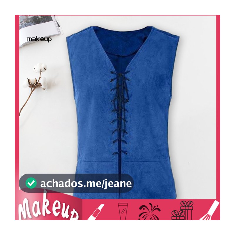 Versatile Tank Top Men Casual Vest Men's Pirate Vintage Medieval Lace-up Sleeveless for Cosplay Halloween Party Role Pla