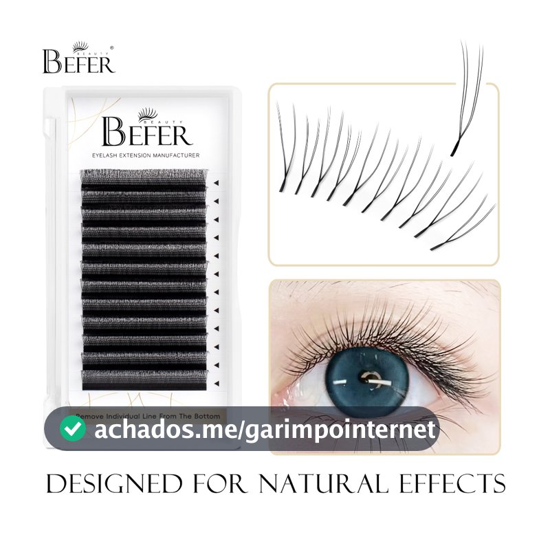 Befer Beleza Natural Cílios Postiços U Lash Forma Super Macio C/D 8-15mm Extensão Fornecedor De Alta