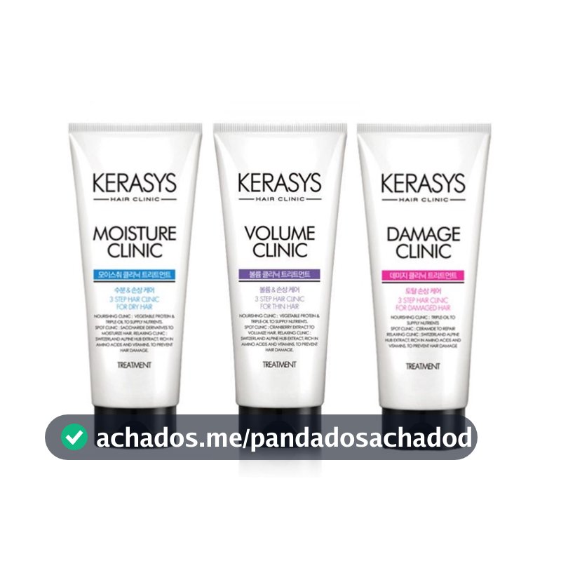 kerasys damage, moisture, volume clinic treatment 300ml