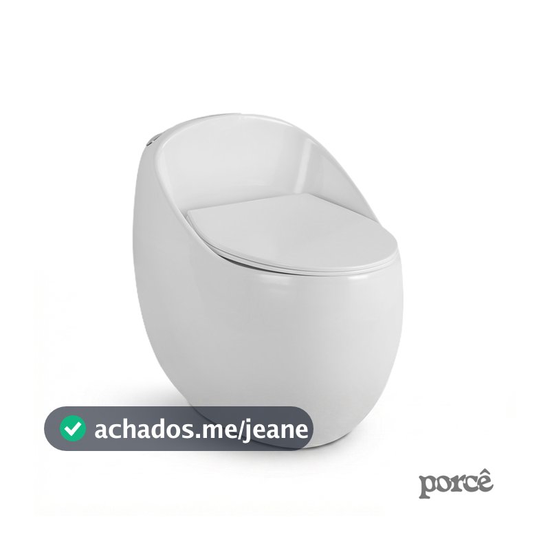 Vaso Sanitário Monobloco Porcê Luminus Branco (PVS48MBSFA-BR)