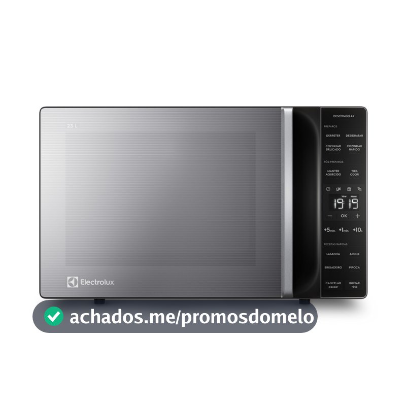 Micro-Ondas Electrolux 23l Efficient ME23S Prata
