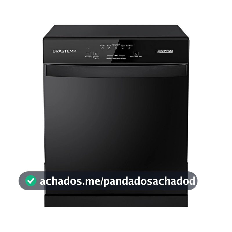 Lava Louças Brastemp 8 Serviços Preta - BLF08AE