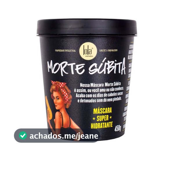 Máscara de Hidratação Lola Cosmetics Morte Subita 450g 1und