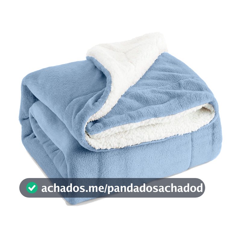 Coberdrom Bebê Sherpa dupla face varias estampas e cores
