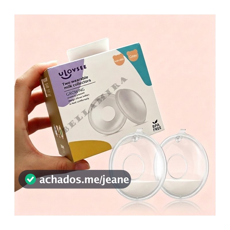 2 Pçs  Concha Coletora De Leite Materno Acessorio Amamentação Par Discos de amamentação pós-parto