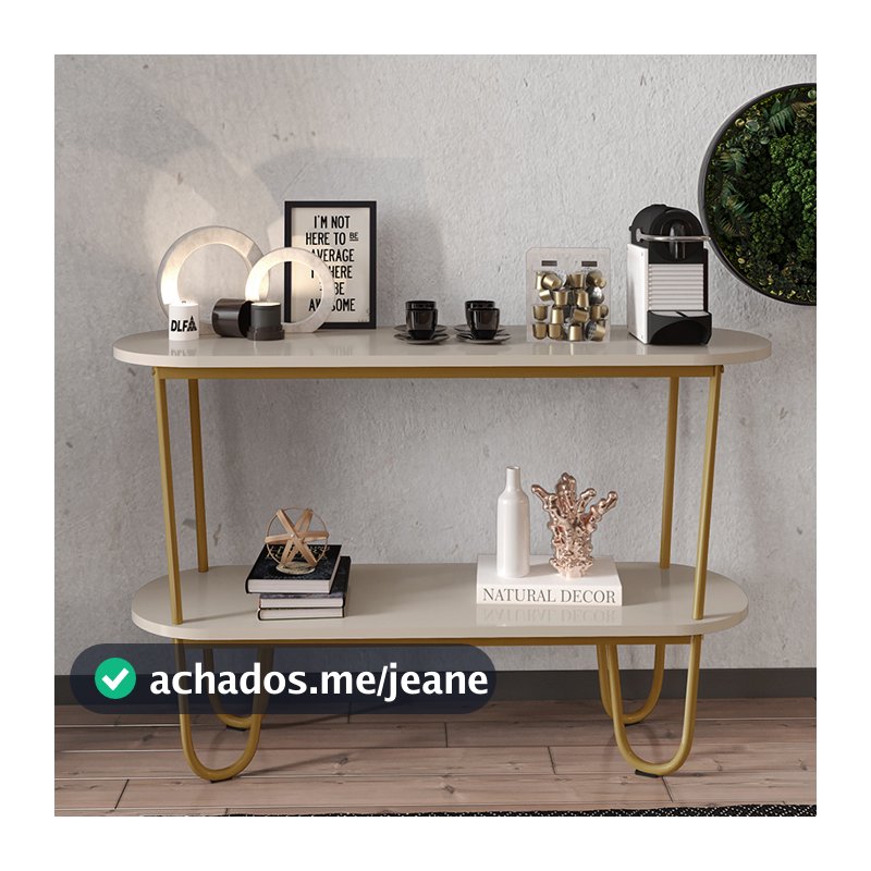 Aparador Requinte Pés de Aço Tubular 120 cm
