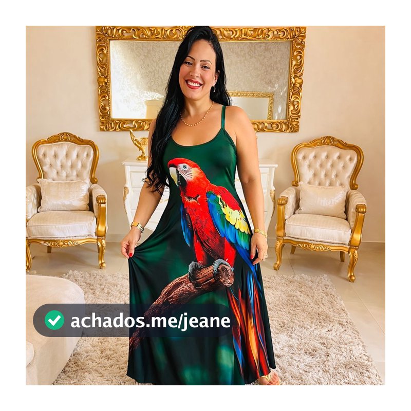 Vestido Feminino Longo Alça Estampado Exclusivo } Casual Elegante Verão Midi Minimalista Vestido de Festa Básico Chique