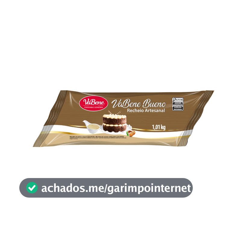 Recheio Artesanal Creme Bueno Vabene 1,01kg