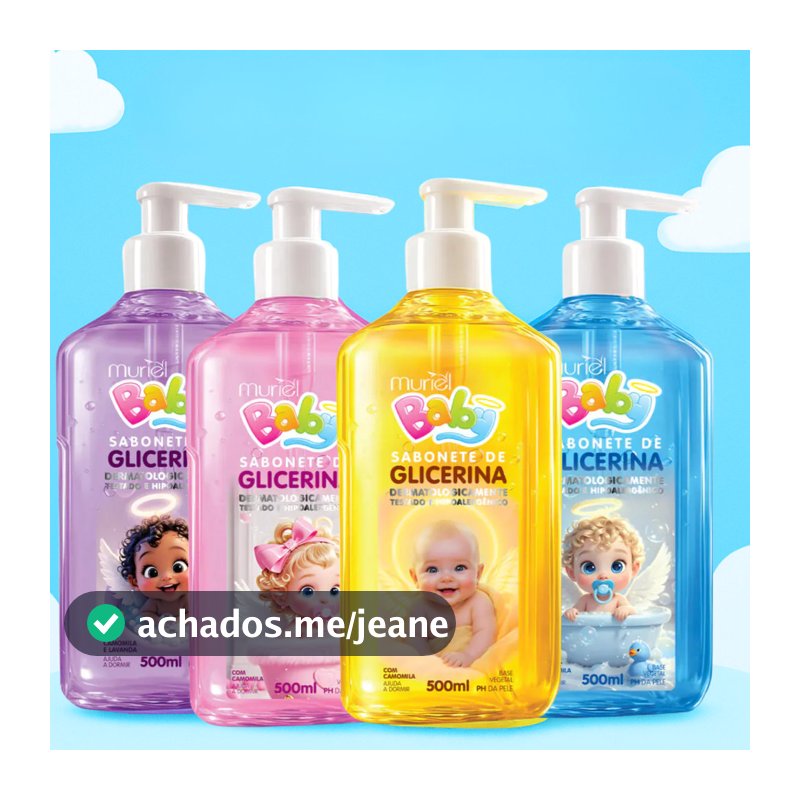 Sabonete de Glicerina Muriel Baby 500ml