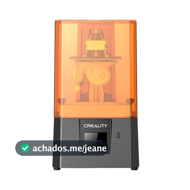Creality Halot R6 Resina Bivolt Impressora 3d Alta Qualidade Cor Cinza E Laranja 127 220v