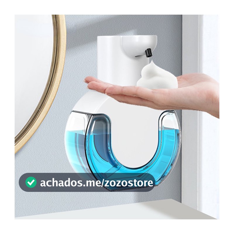 Novo Dispensador Automático de Sabão Espuma Sem Toque para Banheiro, Máquina Inteligente de Lavagem das Mãos com