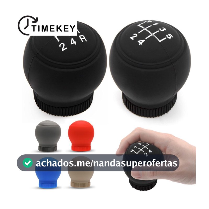 Universal Round 5/6 Speed Silicone Carro Caixa De Para Colarinhos De Mudança De Marcha Alavanca Acessórios De Decoração
