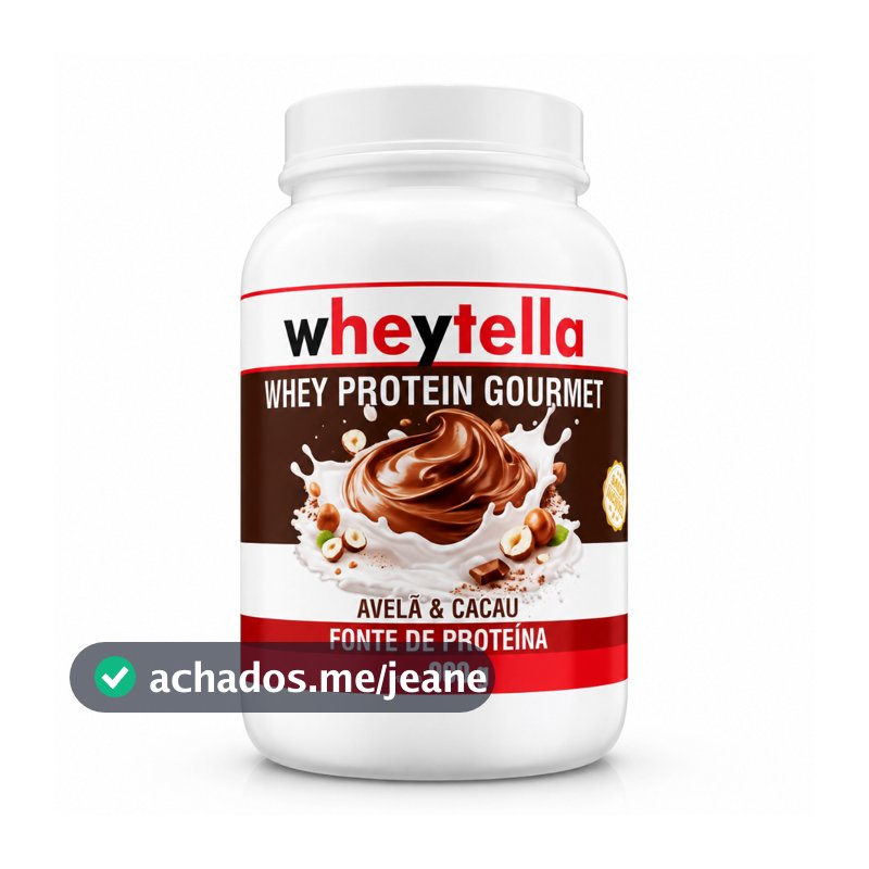 Whey Protein Gourmet 900g Sabor EXCLUSIVO  - 23g de Proteína Por Dose Ganho de Massa Muscular