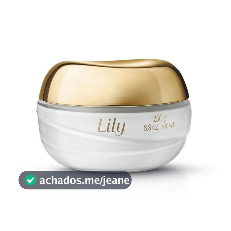 Creme Acetinado Hidratante Corporal Lily 250g O Boticário