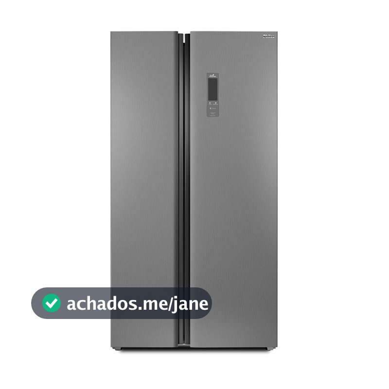 Geladeira 437L Philco Inverter Side by Side Inox PRF535I