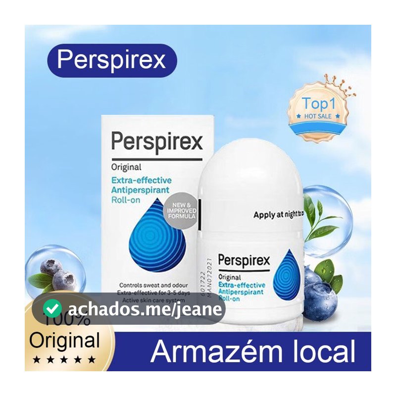 Para Tratamento Bromidrose Hiperidrose Odor Perspirex Oficial Antitranspirante Desodorante