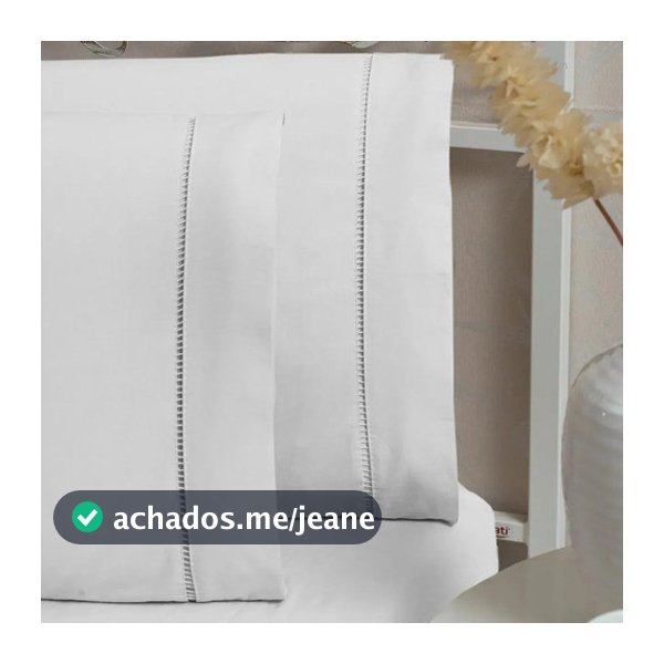 Fronha Avulsa Micropercal Bamboo 400  Fios Macio Branco Liso