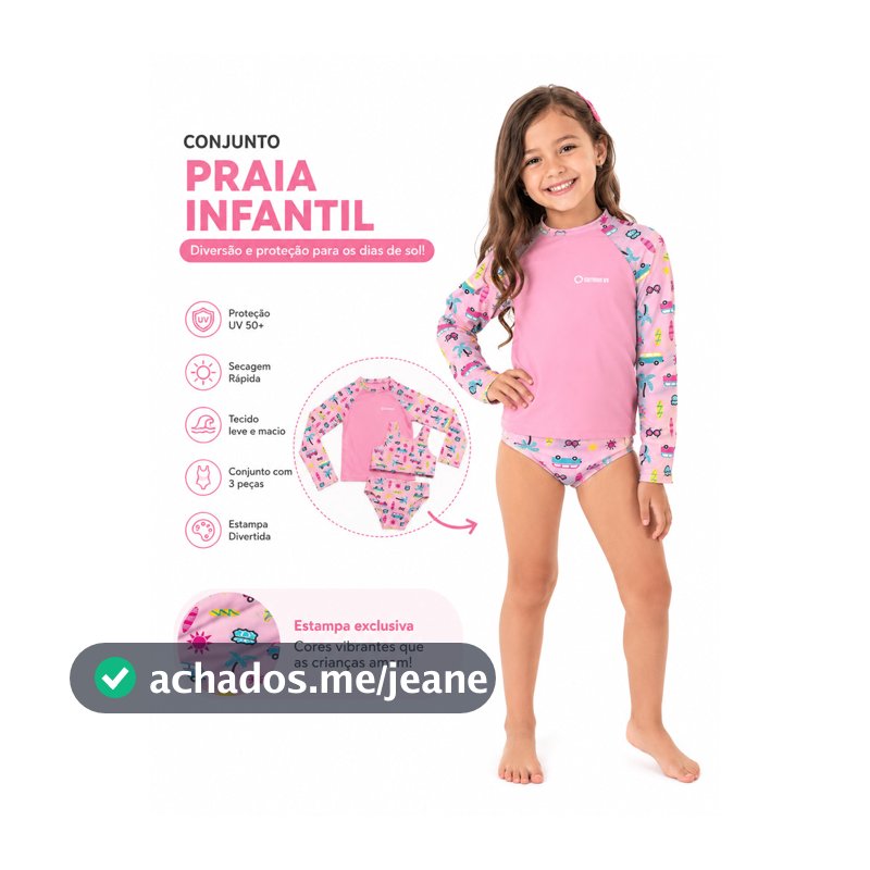 CONJUNTO BIQUINI E CAMISA UV