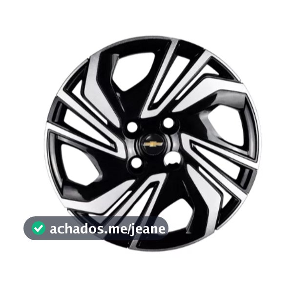 Jogo 4 Calotas Aro 15 Prisma 2020 à 2023  + emblema