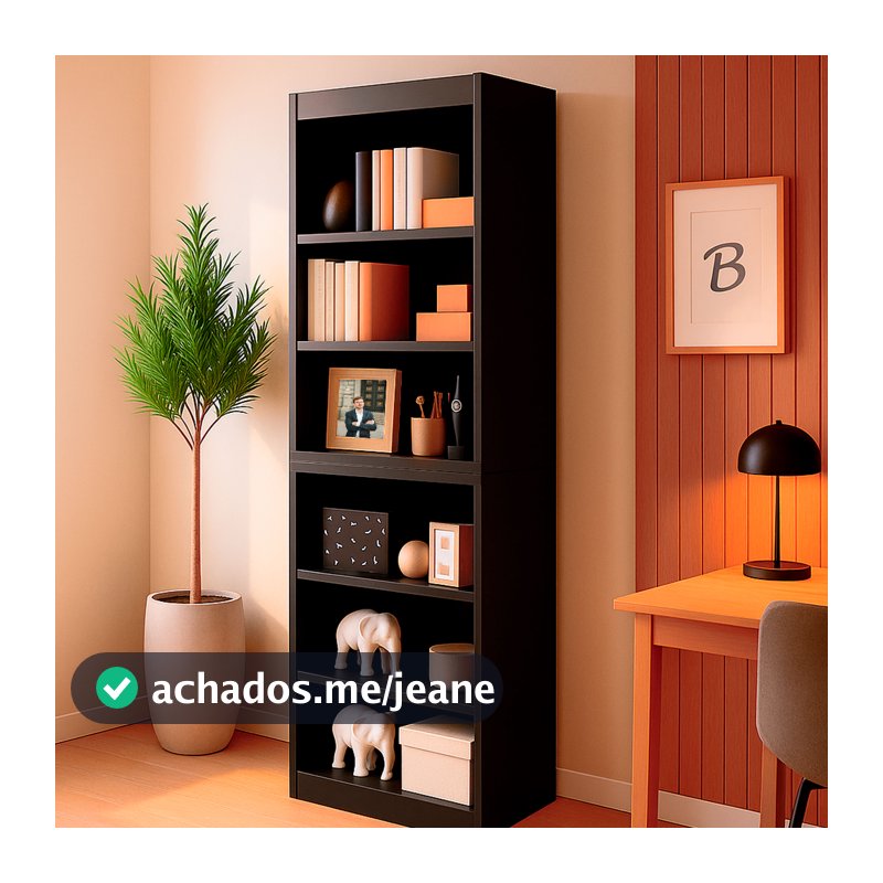 Armário Multiuso 1 ou 2 Módulos Prateleiras p/ Livros | Compacto e Resistente