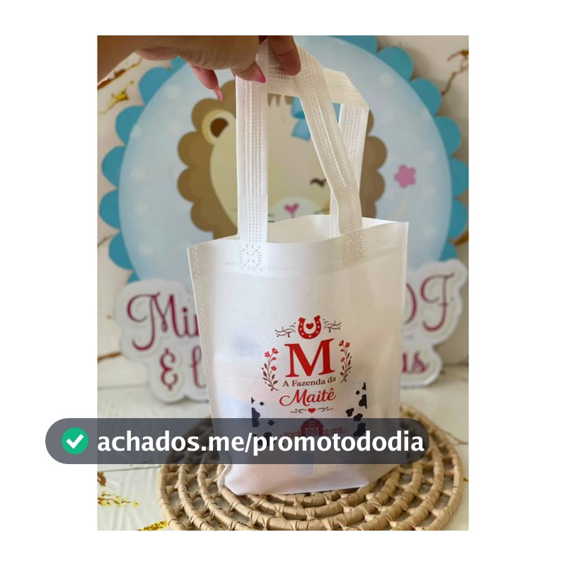 kit 10 Saquinhos pra doces de TNT personalizado em qualquer tema