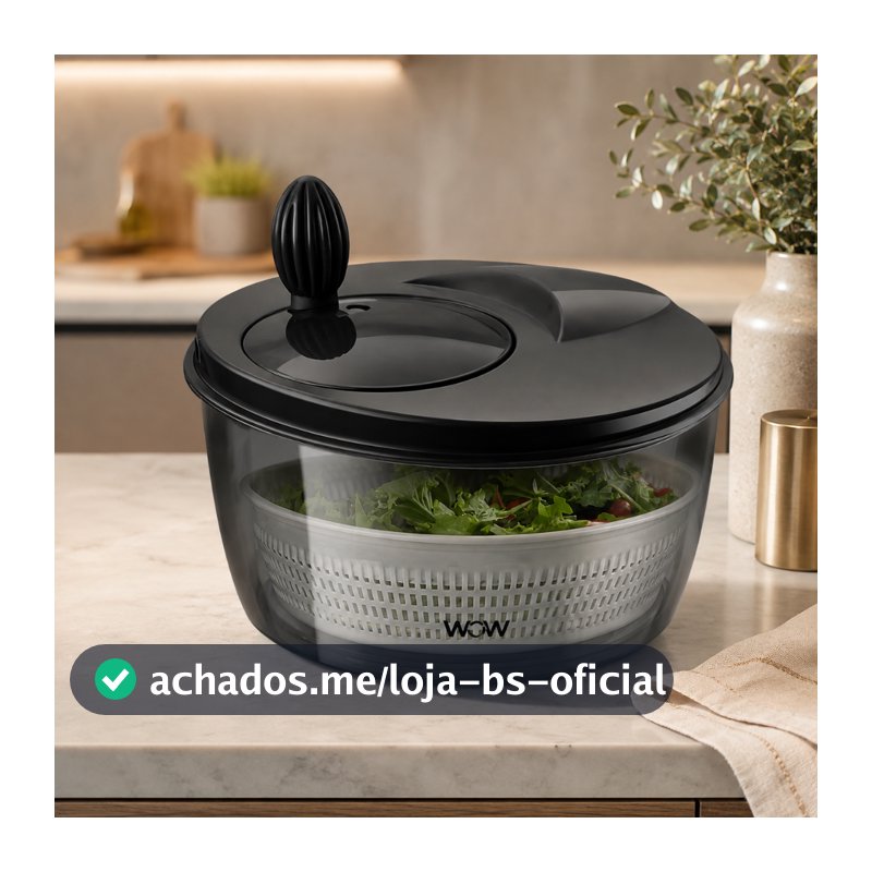 Centrífuga De Salada Secador Verduras  Manual 4l