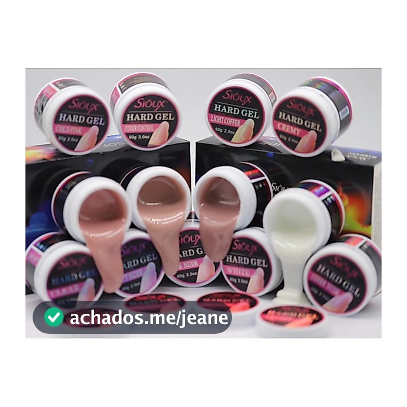 Gel Hard Sioux 15g Para Alongamento Unha Gel e Fibra