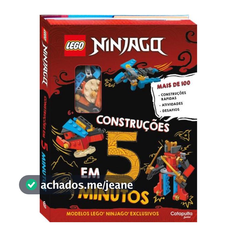 Livro - Lego Ninjago - Construcoes Em 5 Minutos
