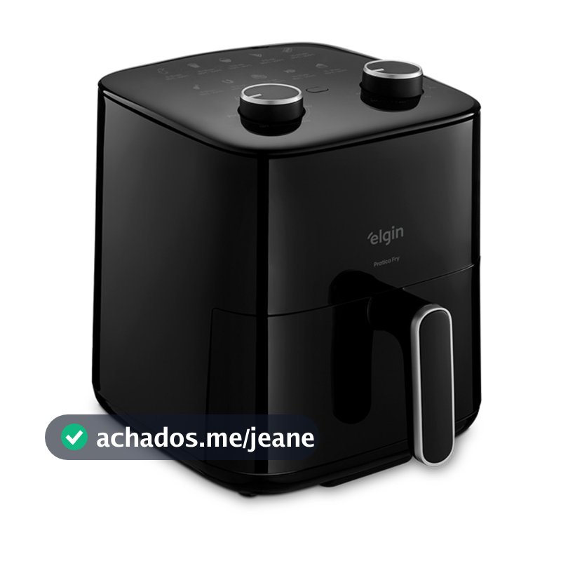 Fritadeira Air Fryer Elgin 3,7 Litros 1.400W Afg04 Preta