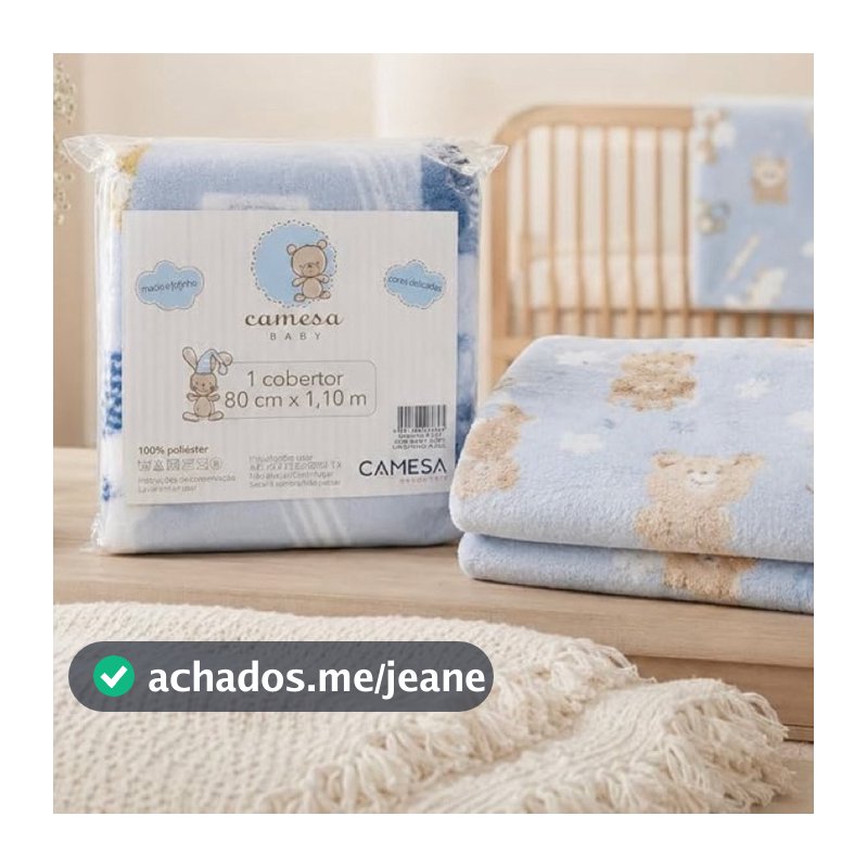 Manta bebê Menina e Menino Mantinha Baby Soft toque macio Antialérgica / Pet Estampada