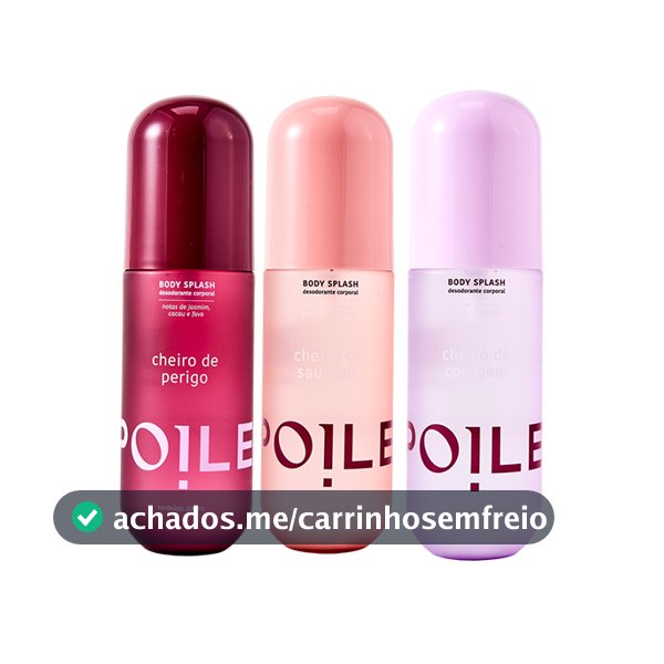 Kit Body Splash: Cheiro de Perigo, Cheiro de Saudade e Cheiro de Coragem (200ml cada) - Spoiler