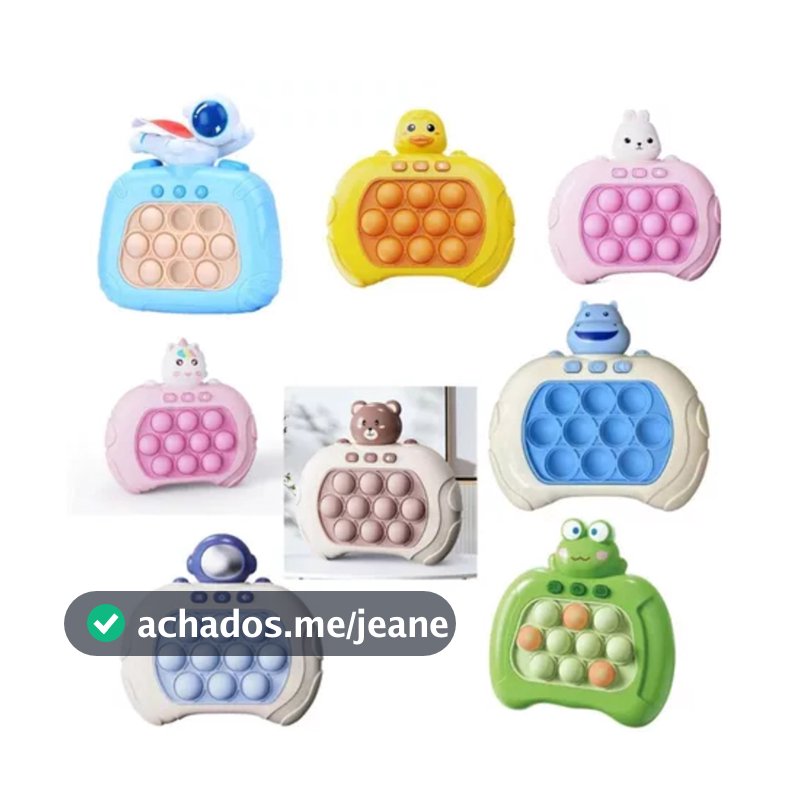Brinquedo Anti-Stress Pop It Eletronico Brinquedo Bolhas De Empurrar Rápido Para Crianças e Adulto