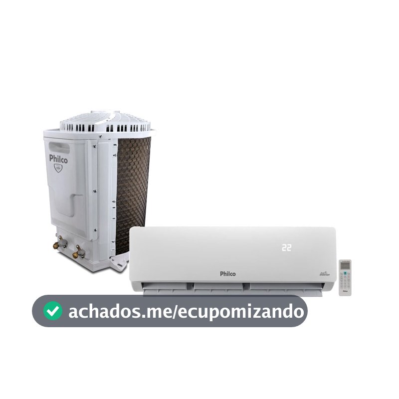 Ar Condicionado Split Philco Inverter 12000 BTU/h Frio PAC12FT - 220 Volts
