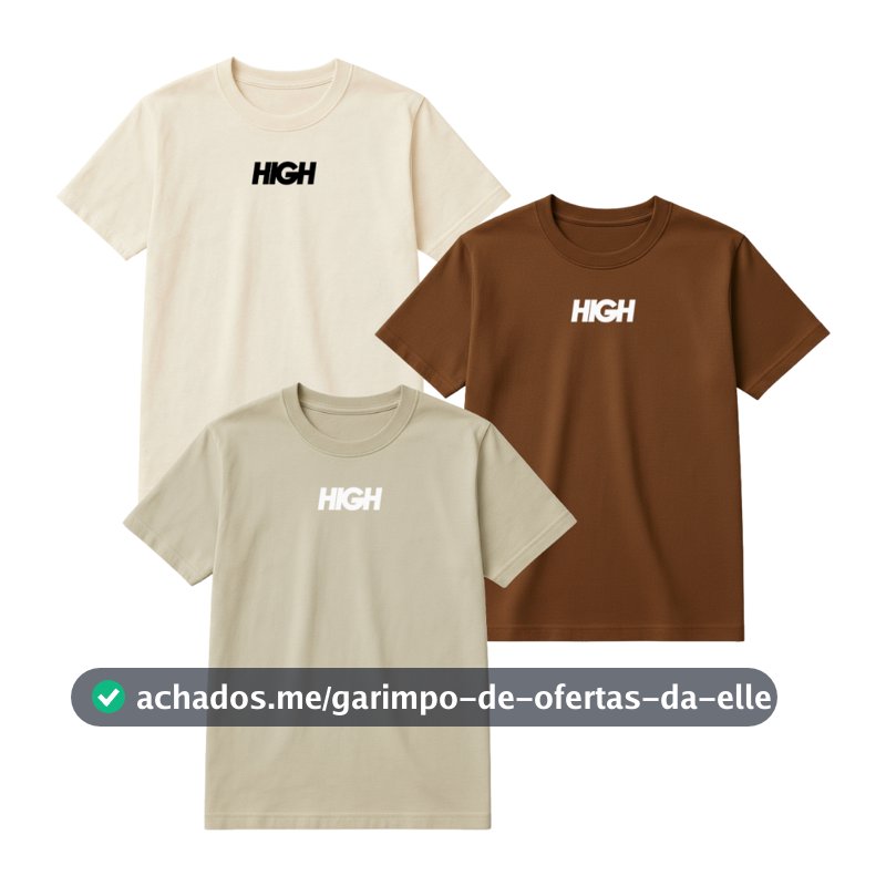 Kit 3 Camisetas Masculinas Premium Varias Cores 100% Algodão Fio 30.1 Oferta