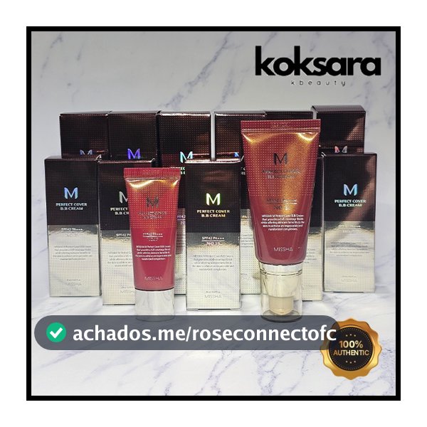 MISSHA M Perfect Cover BB Cream SPF42 PA+++ 20ml / 50ml | Embalagem em Renovação