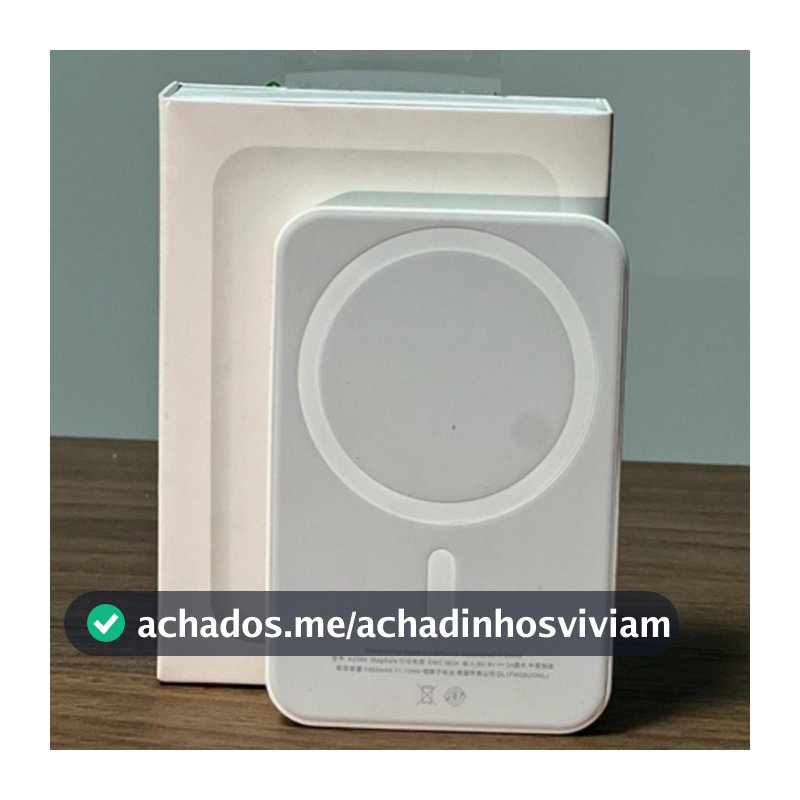 Bateria Portátil Powerbank Indução Para iPhone MARISA